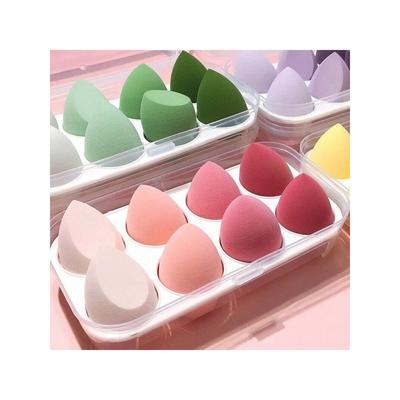 8 Pezzi Beauty Blender, Set di Spugnette per Trucco per Uso Asciutto e Umido, Spugnette per Trucco per Liquidi, Cipria, Crema, Fondotinta Multi-forma