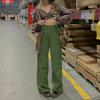 Corduroy Drag Floor Draped Wide Leg Casual Pants Women Fall