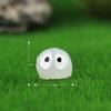 10Pcs Mini Luminous Briquettes Elfs Dust Sprite Micro Ornaments Small Coal Ball Glowing Potted Ornament Miniature Garden Decor