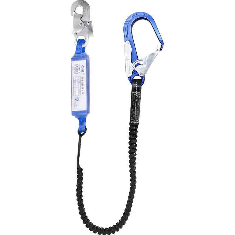 High-Altitude Fall Protection Safety Rope with Alloy Steel Buffer for Electricians