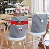 Cute Christmas Chair Cover Classic Elastic Chair Cover Elf Girl Skirt Chair Cover  Home Decoration