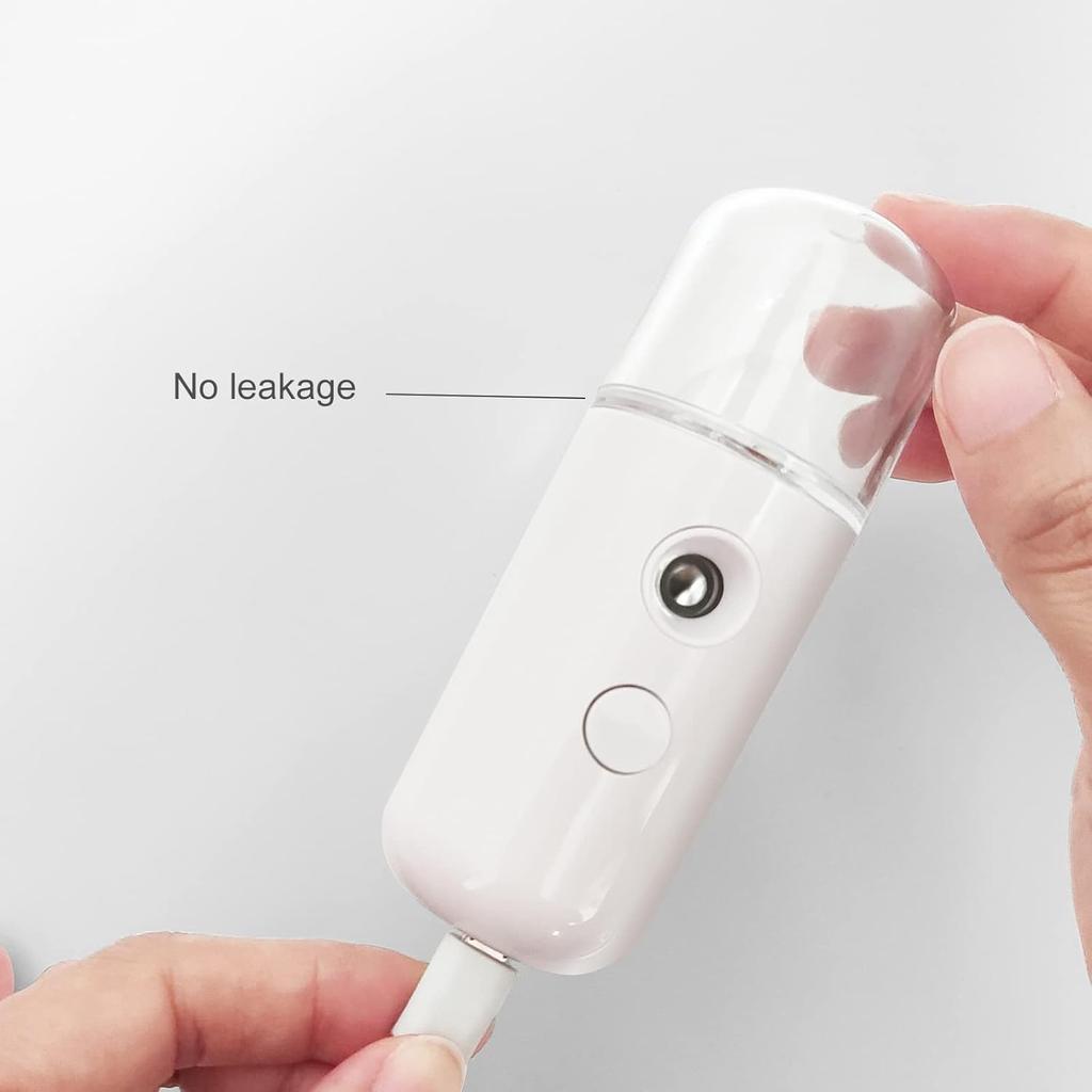 2Pack Kingsmile Facial Mister, Portable Face Mister, Cool Nano Mist Sprayer for Face Hydrating, Mini Handy Mister for Eyelash Extensions with 1oz