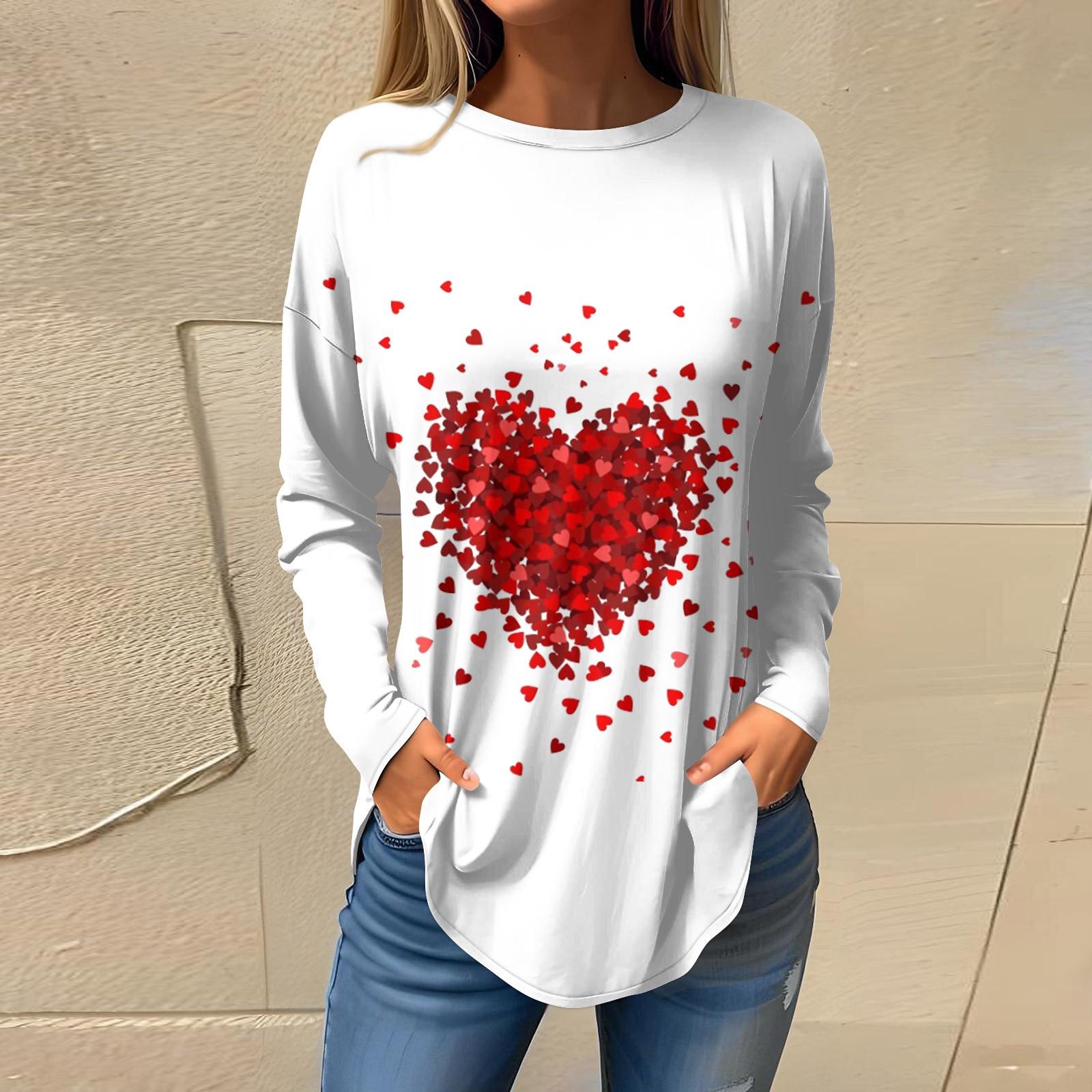 

Жіночі футболки для осені, повсякденні сорочки з довгими рукавами, світшоти, верхній пуловер XL білий