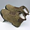 Men's Full Cowhide Shearling Snow Boots - Extra Thick Wool, Cold-Proof, Non-Slip, High-Top Winter Boots
