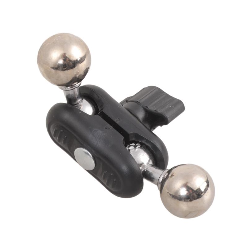 Set of 2pcs Double End 17mm Ball Head Adapters Mount Clamp Compatible for Magnetic Phone Holder And Camera Tripods