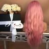 Sexy Gradient Cosplay Party Wigs Long Curly Hair Mixed Colors Synthetic Wig