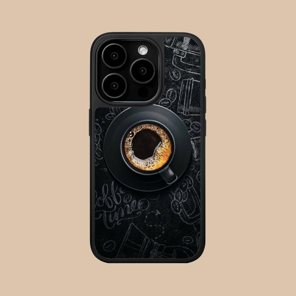 Coffee Beans Matte Surface  Mobile Phone Case for iPhone 17 16 15 14 13 12 11 Air Pro Max Plus Colorful Cover
