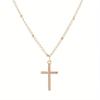 European and American Jewelry Cross Pendant Necklace Clavicle Chain Long Holy Mother