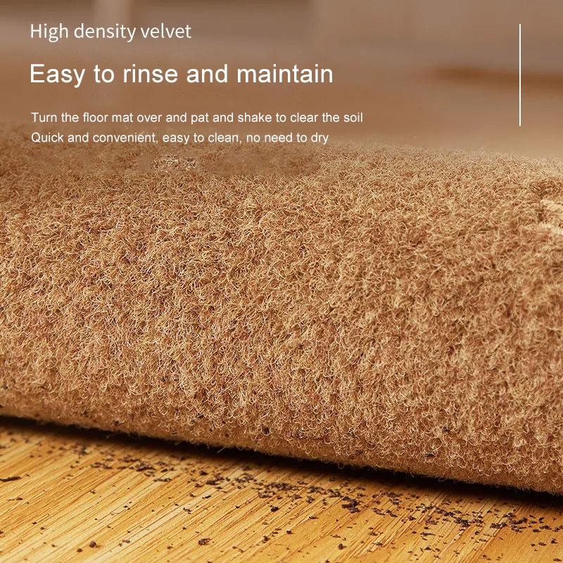 Entrance Floor Mats Foot Mats Household Door Entry Rubbing Mud Dedusting Rug Non-slip Absorbent Pads Kitchen Bedroom Carpets