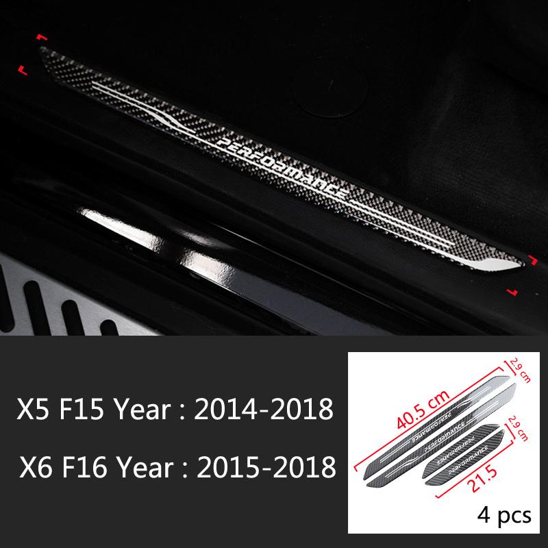 Accessories For BMW 1 3 4 5 Series F10 F20 F30 F34 X1 X3 X5 X6 Welcome pedal Door Sill Scuff Plate Guards Protector Cover strips