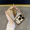 Applicable to iPhone17promax mobile phone case, new quicksand butterfly electroplating, Apple 16 Japanese and Korean luxury 151413