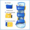 1Pcs Adjustable Child Foot Stabilizer Brace Ankle Fixation Supports Protector Ankle Sprain Foot Drop Valgus Rehabilitation Treatments