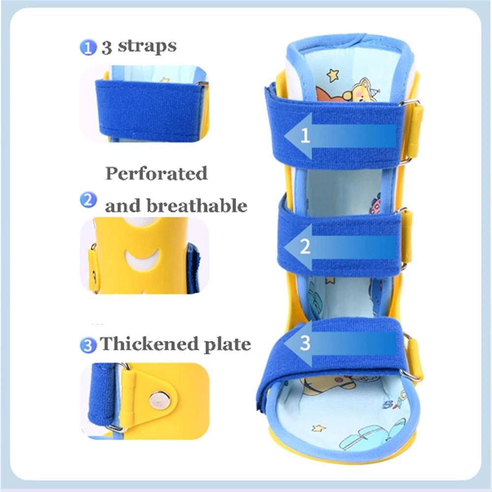 1Pcs Adjustable Child Foot Stabilizer Brace Ankle Fixation Supports Protector Ankle Sprain Foot Drop Valgus Rehabilitation Treatments