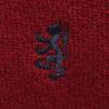Pringle of Scotland Wool Long Sleeve V Neck Sweater S Red Knit Men's Used