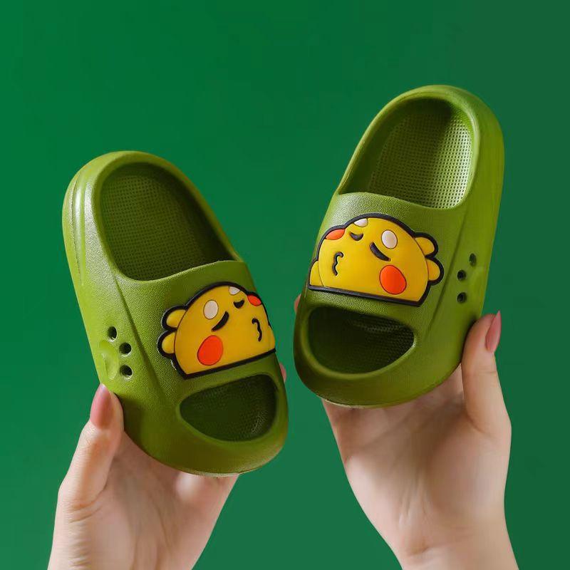 Children's slippers, cute cartoon boys and girls, baby children's shoes, middle-aged children's parent-child cool slippers