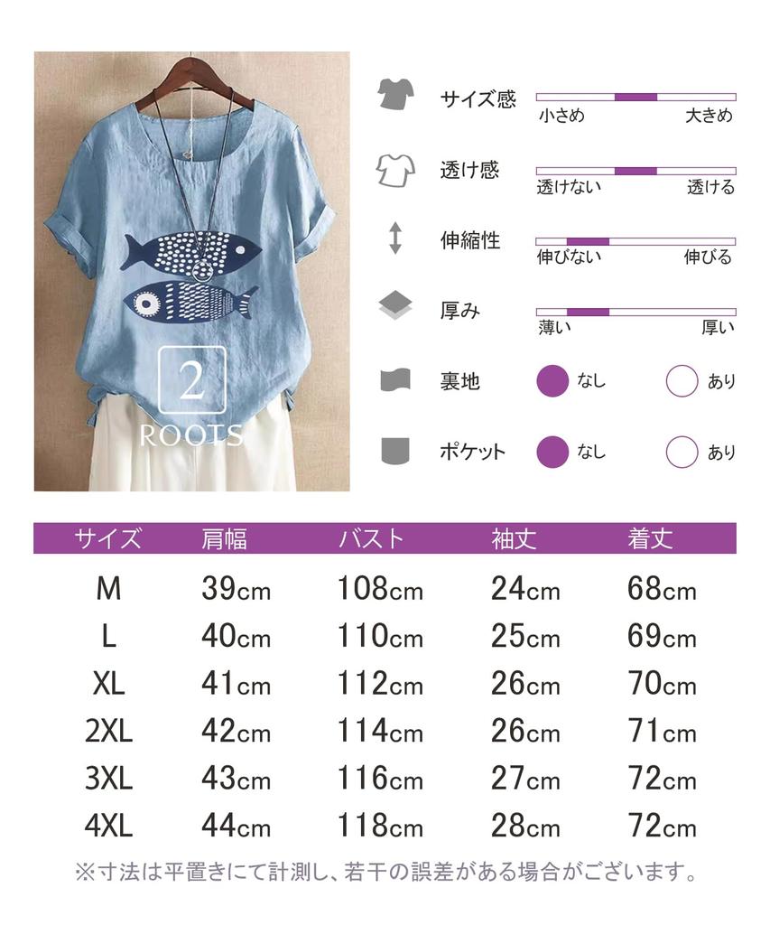 Second Roots Fish Print Summer Fish Short Loose Plus Perfect for and Office Single Plus Blouse, Women's, Top, Pattern, Sleeve, Fit, Sizes, Stylish,