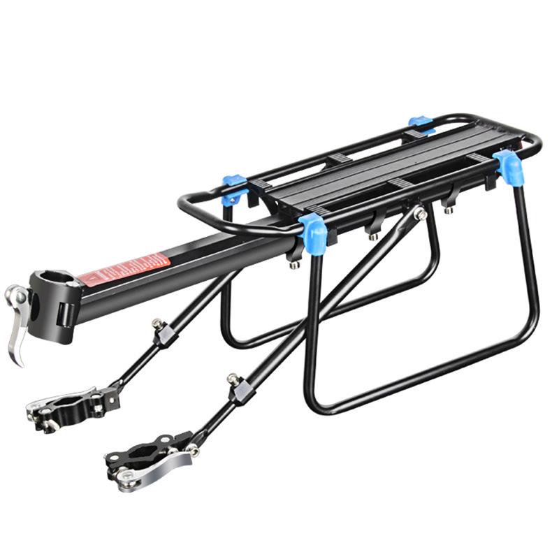 Aluminum Alloy Quick Release Bicycle Cargo Rack for Road and Mountain Bikes