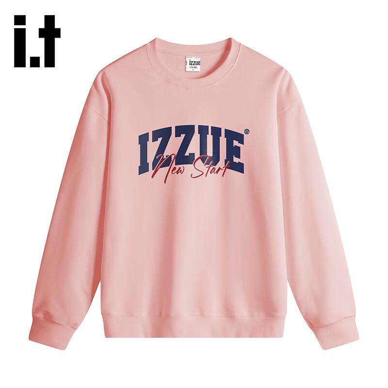 IZZUE American Style Letter Print Rundhals-Sweatshirt