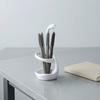 3D Printed Elegant Swan Storage Rack with Ventilation And Draining Base, Multi-Purpose Toothbrush Holder Pen Organizer Cutlery Stand for Bathroom