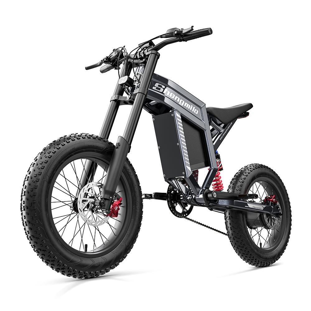 Shengmilo S900 All-Terrain 1500W Motor Electric Bicycle 60V30Ah Battery 20 Inch Fat Tires High-Performance E-Mountain Bike