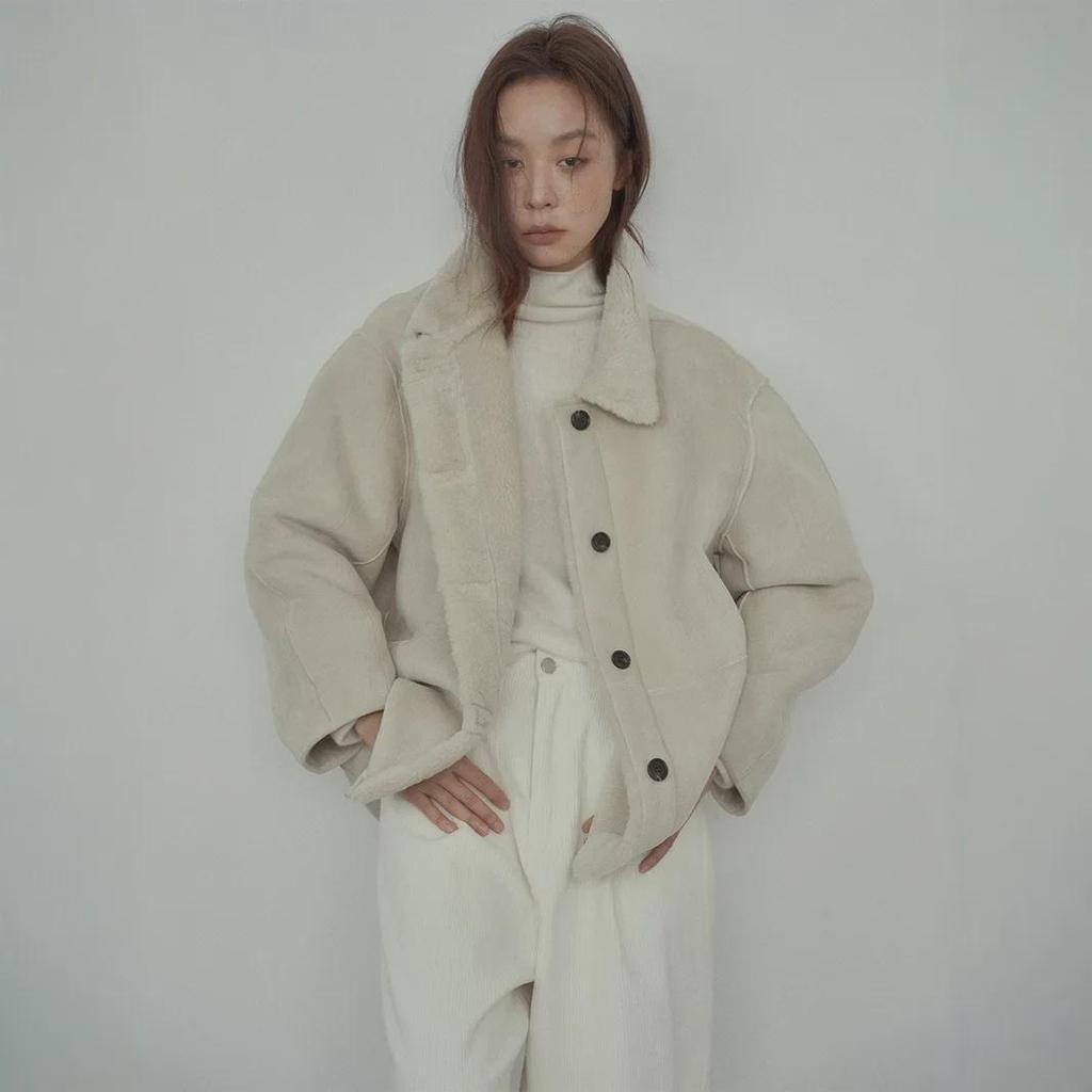 Love and Nancy 2024 Winter Thick Suede & Fur Retro Jacket - Warm, Loose-Fit, All-Match Design