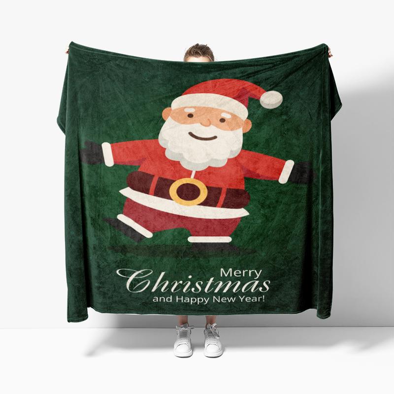 Wohndekoration Plüsch Überwurf Sofadecke Tagesdecke Bett flauschig weiche Decken Dekor Plaid Modern Halloween Frohe Weihnachten Winter