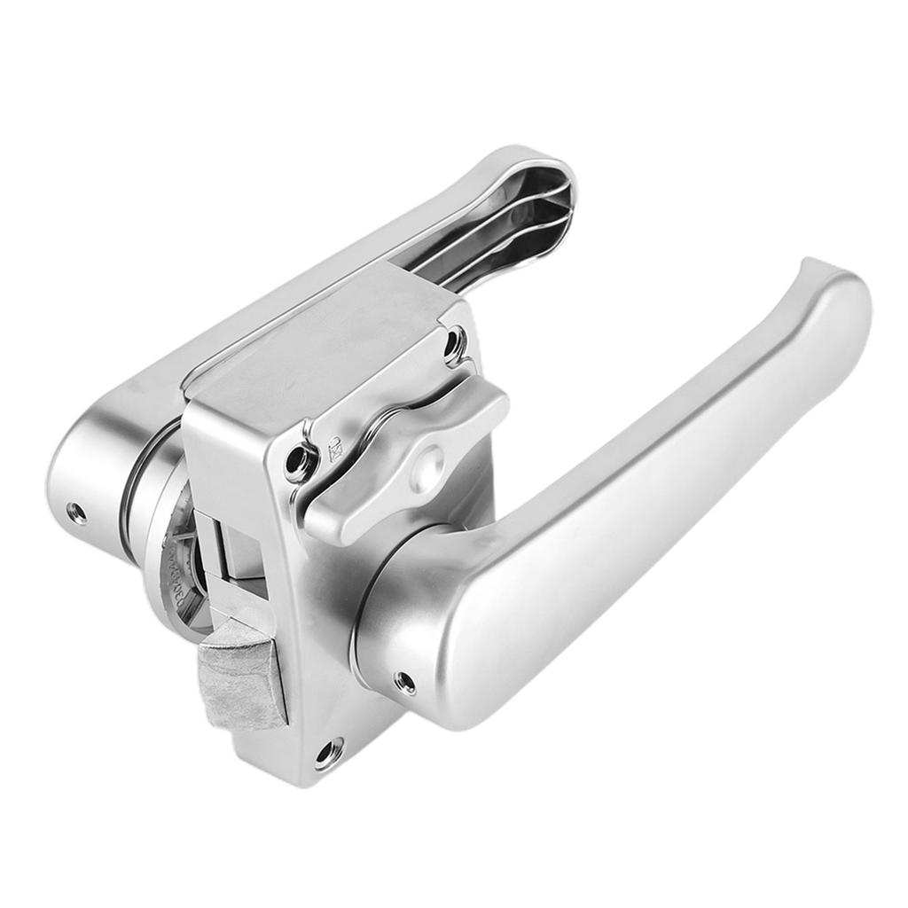 Toilet Door Lever Lock Set Bathroom Handle Knob Polished Chrome for Camper RV Yacht