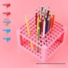 96-Slot Brush and Pen Holder: Paintbrush, Pencil, Calligraphy, Watercolor, Gouache, Acrylic Organizer & Drying Rack.