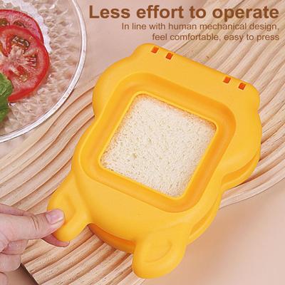 Sandwich Cutter Und Sealer Brot Form für Kinder Mittagessen Platz Sandwich Maker