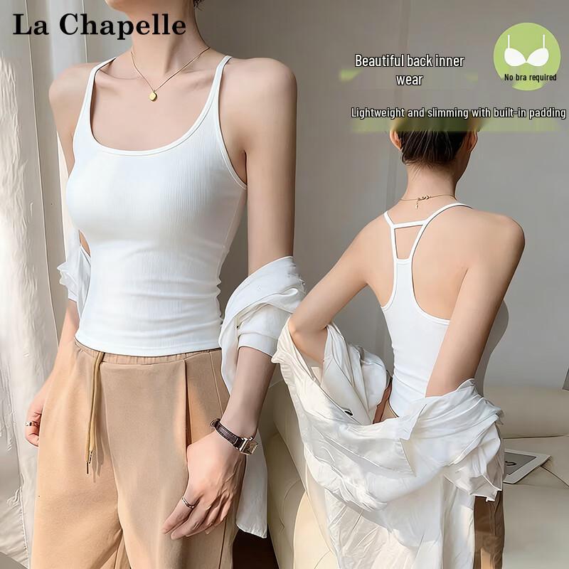 La Chapelle Women's Built-in Bra Tank Top