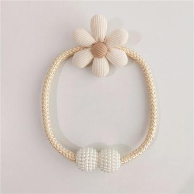 1 Stück Stil Niedlich Dreidimensionale Blume Perle Schnalle Vorhangband Kinderzimmer Dekoration Vorhangclips Heim Vorhangband