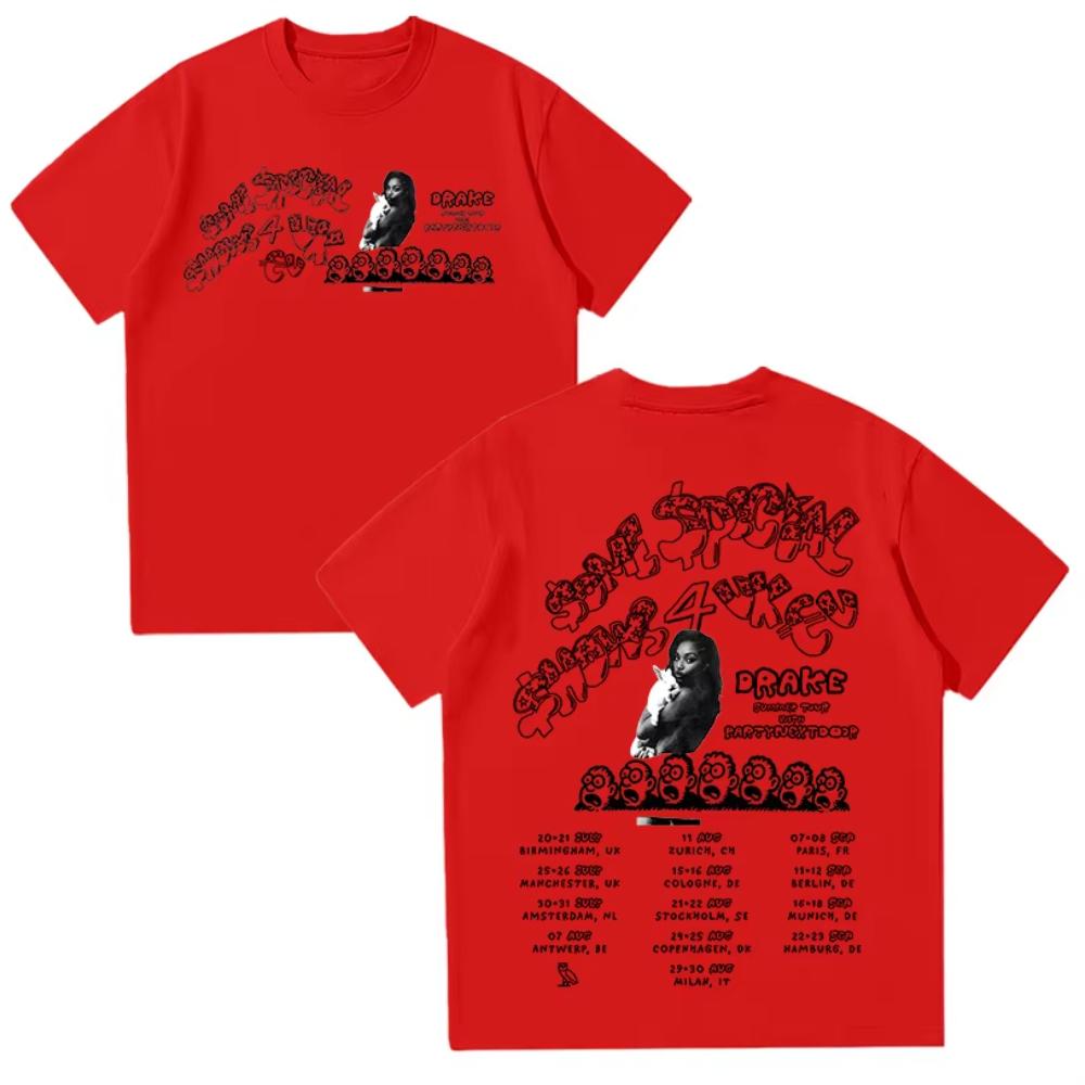 Drake & PARTYNEXTDOOR $ome $pecial $hows 4 Tour 2025 T-Shirt Hip Hop Fashion Summer Cotton Loose Top Fans Gifts High Quality Tee