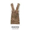 Fashion Style 2024 Summer New Arrival Women's Clothing Stylish Silm Print Silk Net Dress Short Skirt 8183034