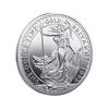 Pièce commémorative d'une pièce brillante de la Reine Elizabeth II Britannia Pound Design Dei Gratia Regina
