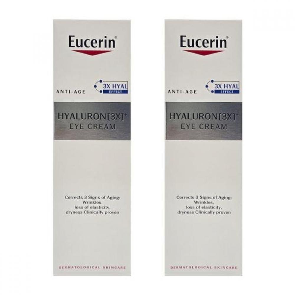 

Eucerin Hyaluron 3x Eye Cream 15ml 2pcs His Eucerin Hyaluron 3X Eye Cream 15ml 2