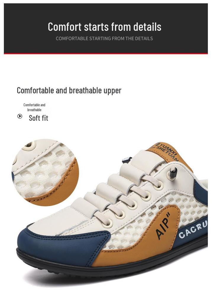 Men's Summer Indoor/Outdoor Cross-border Oversized Lightweight Closed-toe Soft Sole Slippers