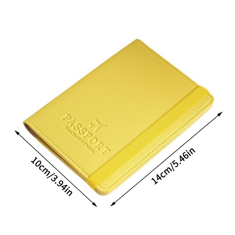 Waterproof Passport Holder Covers Case Travel Pu Leather Credit Card Wallet Cute Passport Book For Women/Men Passport Cover