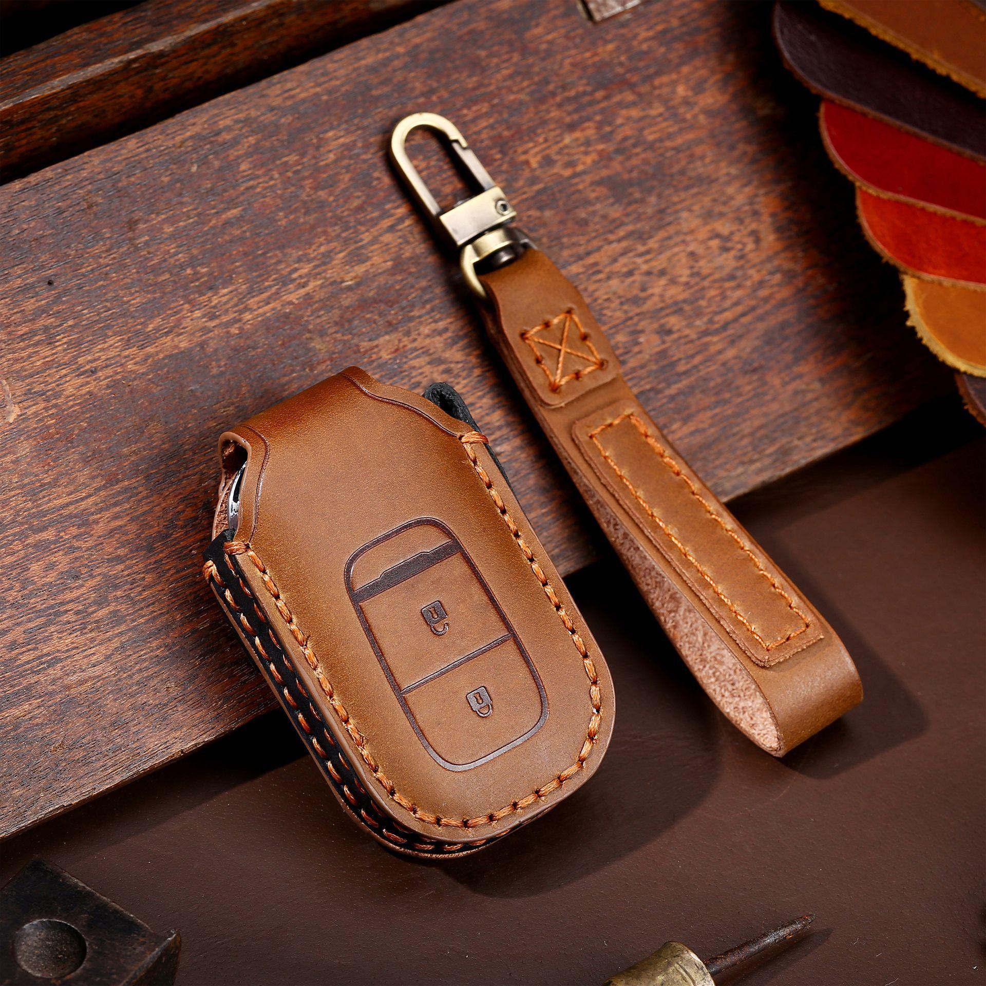 

Leather key bag is suitable for Honda key case, North American honda special key case.