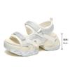 2025 new rhinestone platform sandals women's summer casual wear sports increase not tired feet sandals women's shoes