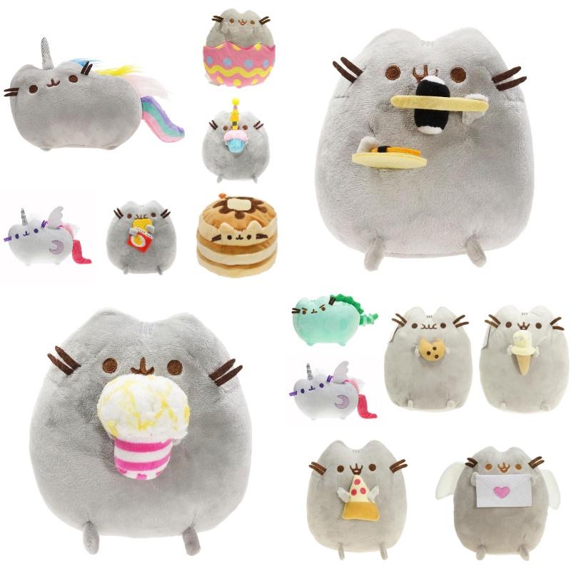 Doughnut Cat Pusheen Cookie Ice Cream Sushi Chips Plush Animals Toys Kids Gifts