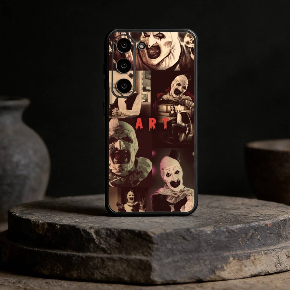 Art the Clown Horror T-Terrifier Handyhülle Für Samsung Galaxy A13,21s,22,31,32,52,53,71,72,73,Weiche Schwarze Hülle