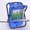 Sturdy Outdoor Folding Chair with Insulated Ice Pack - Comfortable for Camping, Barbecue & Fishing