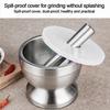 Stainless For Crushing Efficiently Durable Stone Pounding Jar Crushing Garlic Pestle Stainless Kitchen Ingredients