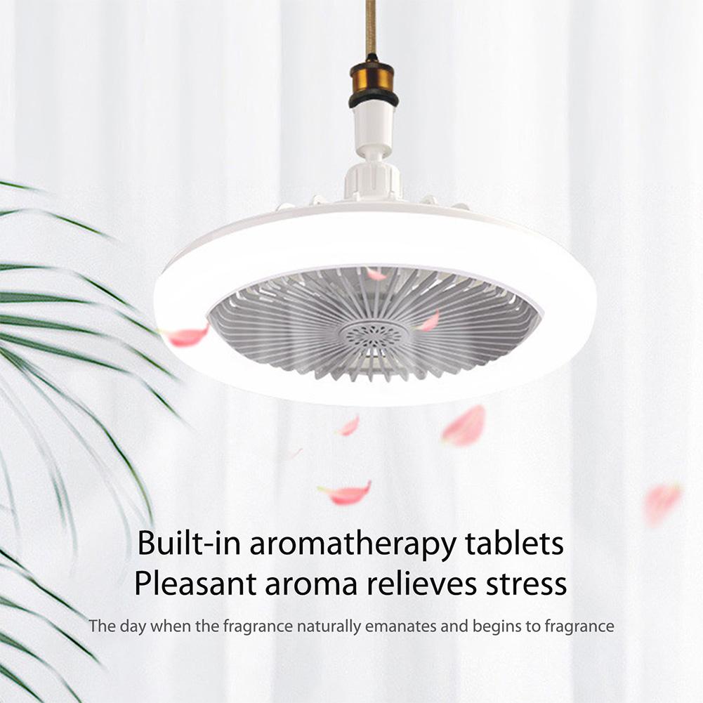 E27/E26 Socket Fan Light with Remote Screw in Ceiling Fan in Light Socket Ceiling Fan with Light for Bedroom Kitchen Living Room