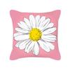 Small Daisy Print Pattern Pillowcase Square Cushion Cover Home Living Room Sofa Bedroom Bed Decorative Pillowcase