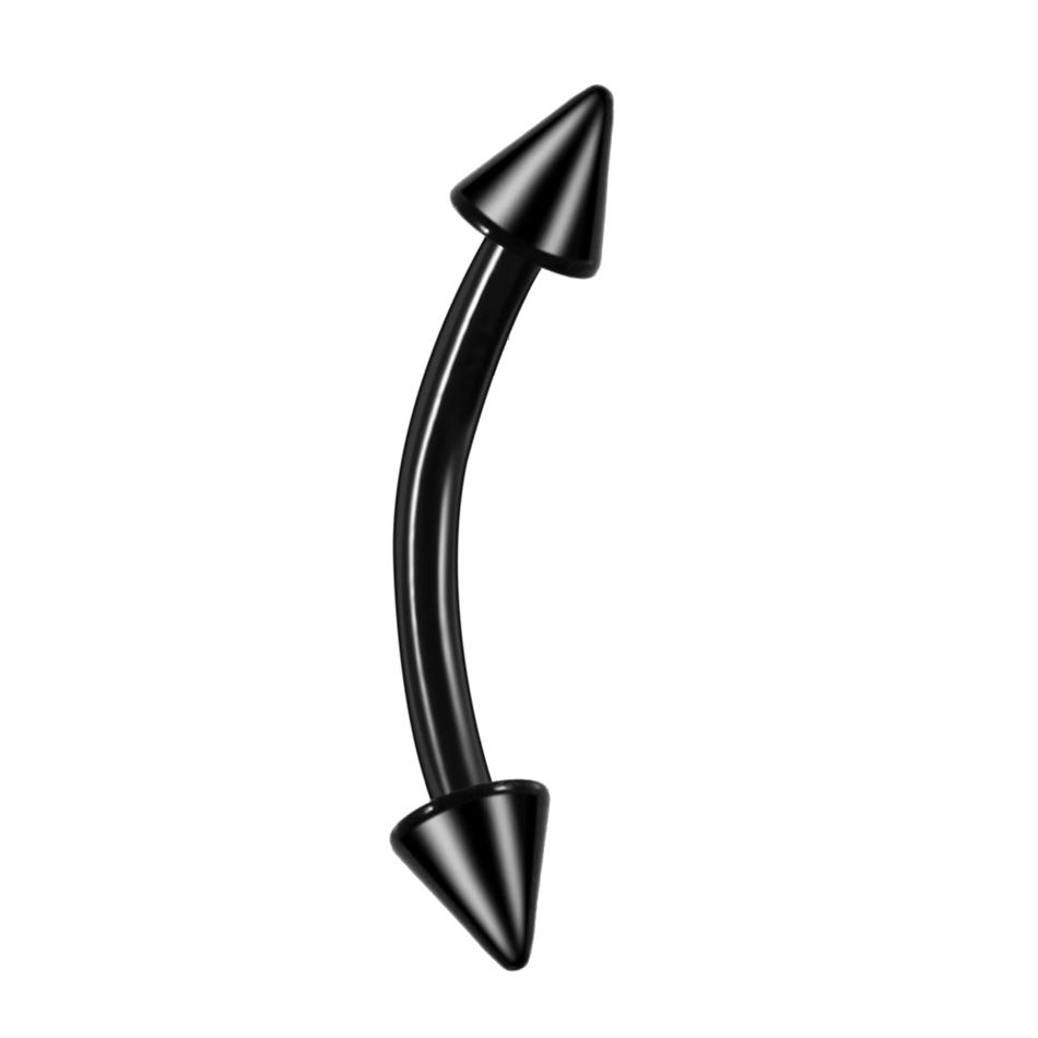 1 τεμ. G23 Δαχτυλίδι Φρυδιών από Τιτάνιο Piercing Εξωτερικό Σπείρωμα Καμπύλο Barbell Banana Piercing Φρυδιών Χόνδρος Αυτιού Tragus Κοσμήματα Σώματος
