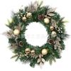 Christmas Wreath Door Hanging Decor Home Mall Window Party Festive Simulation Ornament