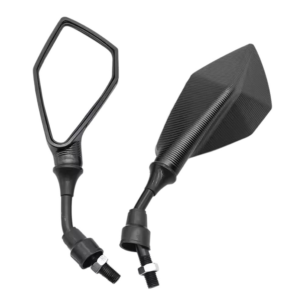 1 Par de Peças de Reposição para Espelho Retrovisor de Motocicleta Espelho Auxiliar de Ré para E-bike Acessórios para Scooter Ferramentas Modificado O9O3