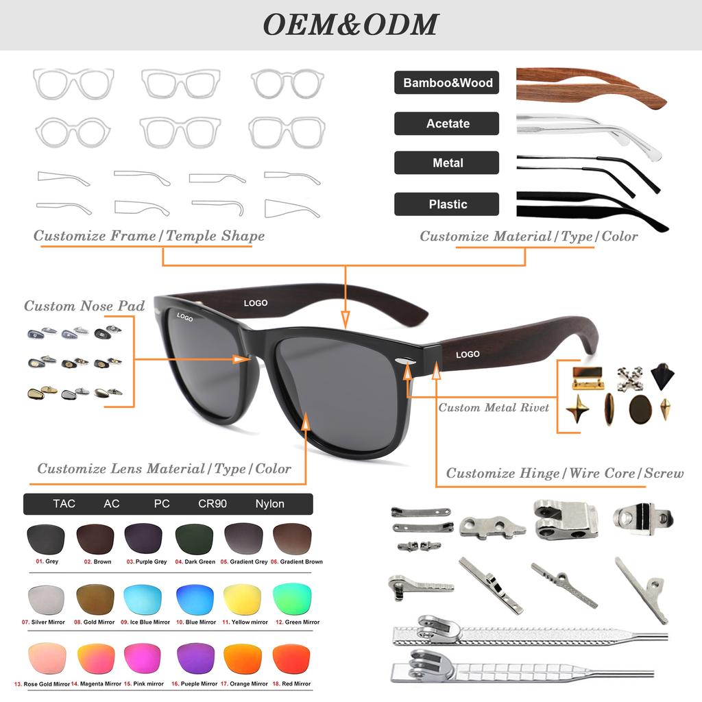 Custom Logo High Quality Cycling Glasses for Men Sunglasses TR90 Outdoor Sports Goggles Polarized Bicycle Glasses for Hiking