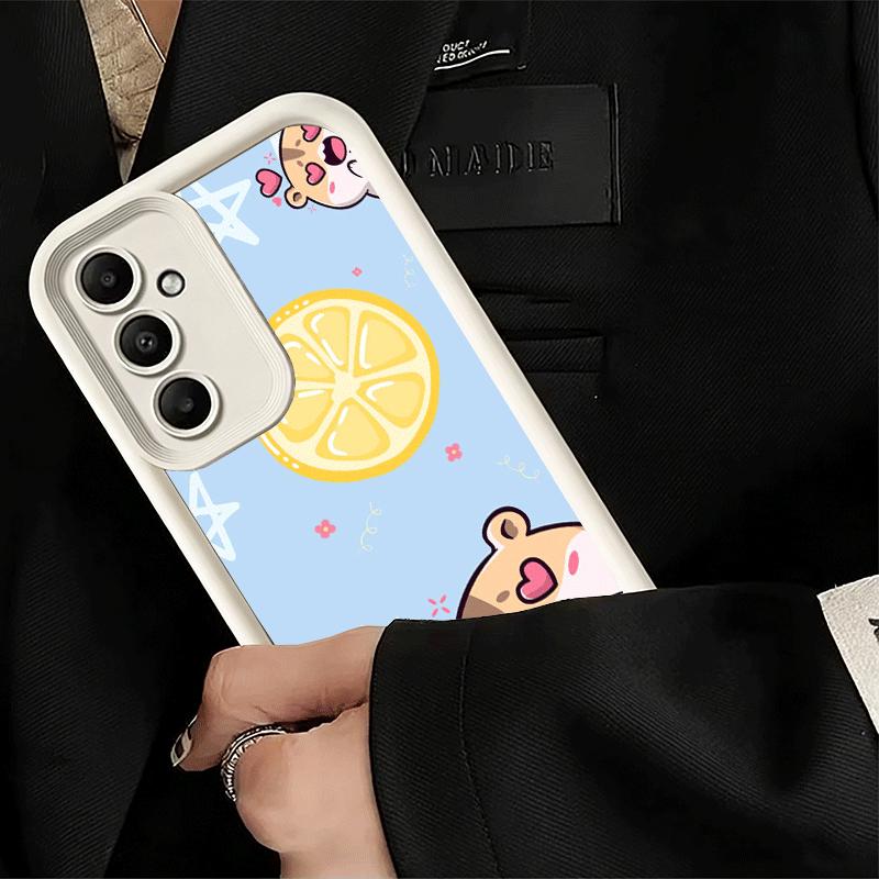 Phone Case for Samsung Galaxy A17 A16 A15 A14 A13 Cartoon Cute Hamster A56 A36 A26 A55 A35 A25 A54 A34 A24 A53 A33 A23 A07 A06